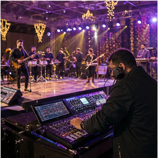 DJ and sound setup